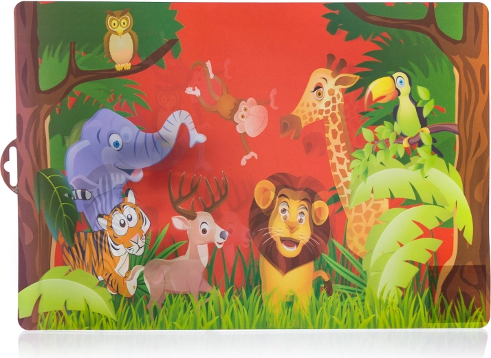 Mantel individual infantil de plástico ZOO 43 × 29 cm