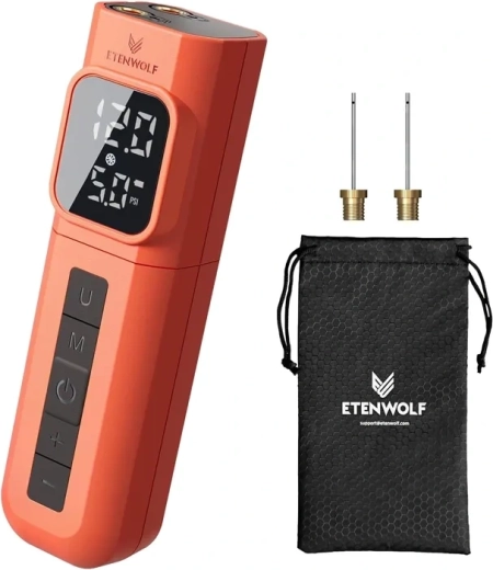 Bomba eléctrica para balones Etenwolf P200 naranja