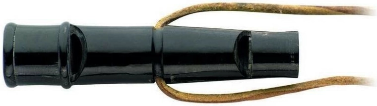 Herbertz silbato para perros de cuerno de búfalo 8 cm