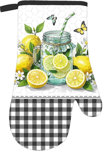 Manopla de cocina Limón 18 × 30 cm