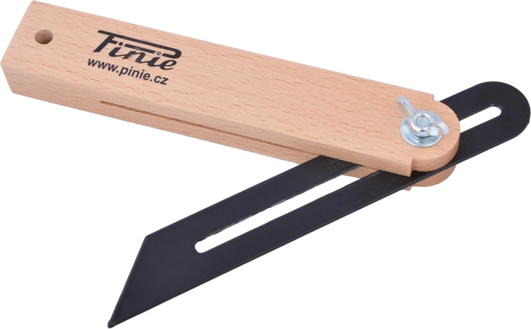 Falsa escuadra para medición de ángulos 350 × 35 × 24 mm