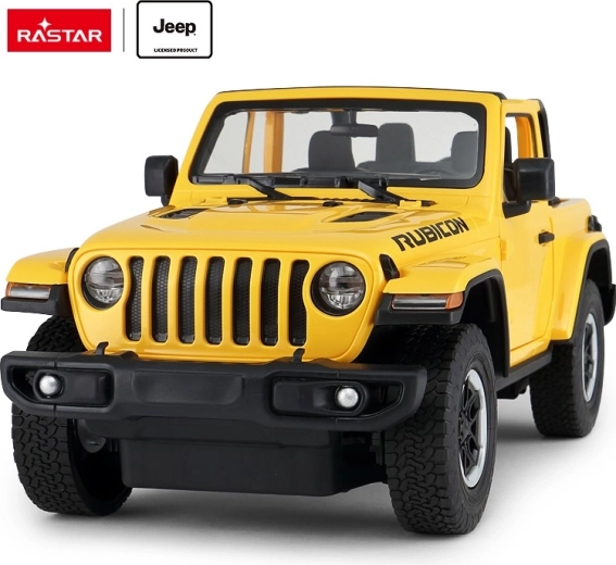 Rastar Jeep Wrangler JL coche RC teledirigido 1:14 amarillo - 1 unidad