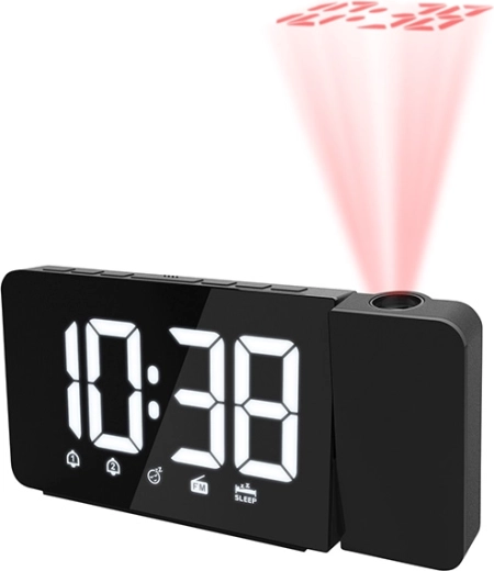 Reloj proyector Solight con radio FM y despertador