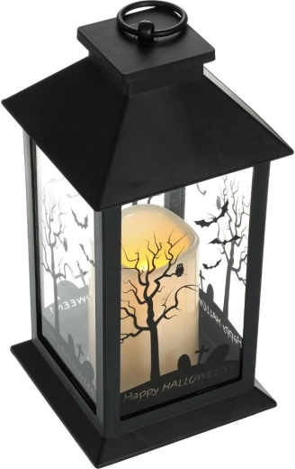 Linterna LED negra de Halloween Retlux