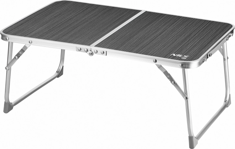 Mesa de camping plegable 60 × 40 × 25 cm gris oscuro