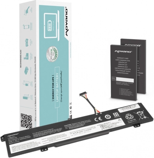 Batería Movano L18M3PF1 para Lenovo IdeaPad L340-15IRH y L340-17IRH (4600 mAh, 53 Wh)