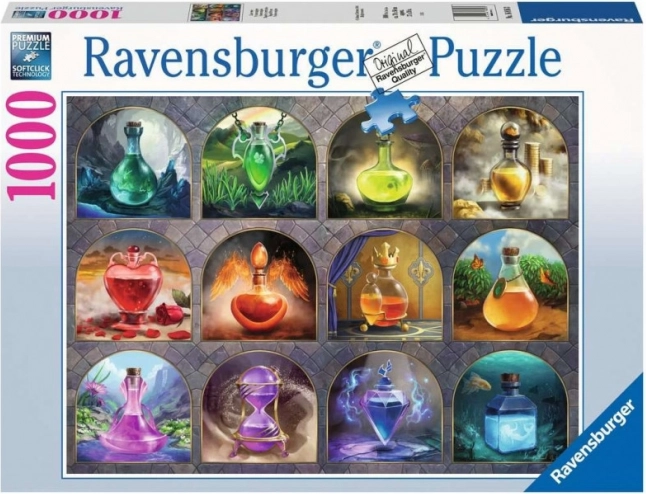 Ravensburger Puzzle Pociones mágicas 1000 piezas