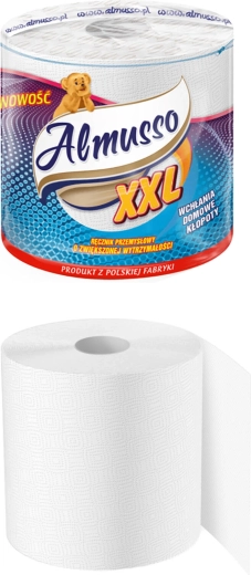 Toallas de cocina ALMUSSO XXL, 2 capas, 1 rollo, FSC