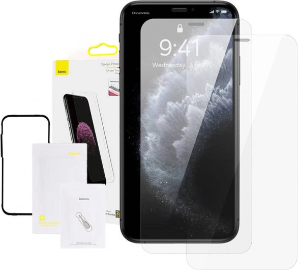 Baseus vidrio templado 0,3 mm para iPhone X / XS / 11 Pro (2 uds.) – iPhone XS Max / 11 Pro Max