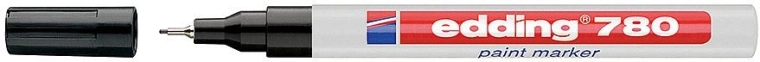 Rotulador de pintura edding 780 negro