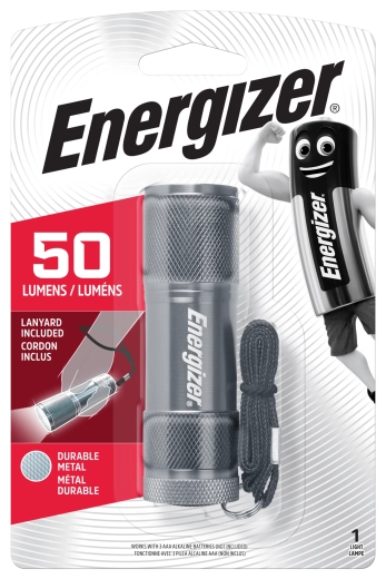 Linterna de mano metálica Energizer para 3× AAA