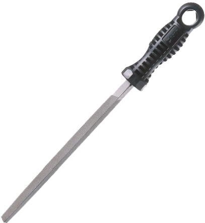Lima triangular PZT 200 mm, corte cruzado, 12 × 12 mm