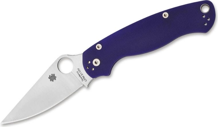 Spyderco Para 3 dark blue navaja de bolsillo plegable 8,7 cm