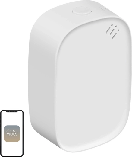 Sensor de temperatura y humedad Moes ZigBee
