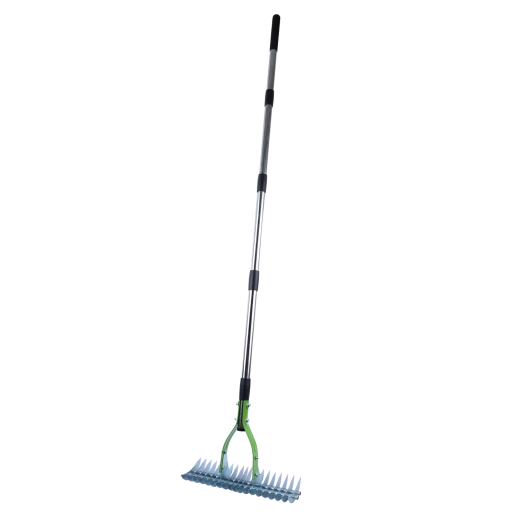 Rastrillo para escarificar manualmente el césped 39 cm