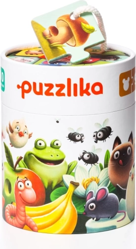 Puzzle educativos infantiles Mi comida – qué comen los animales (20 piezas)