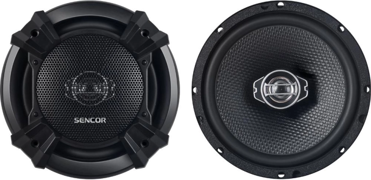 Altavoces coaxiales de dos vías para automóvil Sencor de 16,5 cm