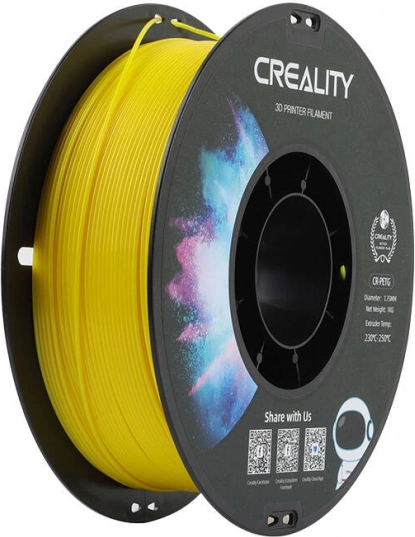 Filamento PETG Creality amarillo 1,75 mm