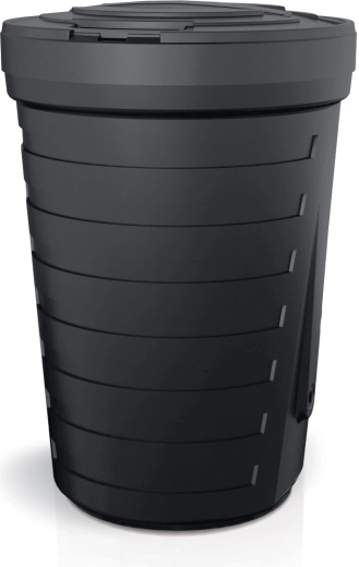 Barril para agua de lluvia Raincan 210 l negro