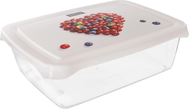 Recipiente de plástico Frost Premium rectangular 0,95 l