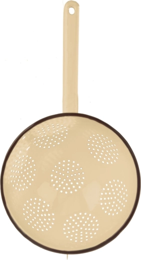 Colador de cocina esmaltado Orion Brown 22 cm