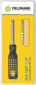 Juego de 11 puntas y destornillador portapuntas de 6 mm