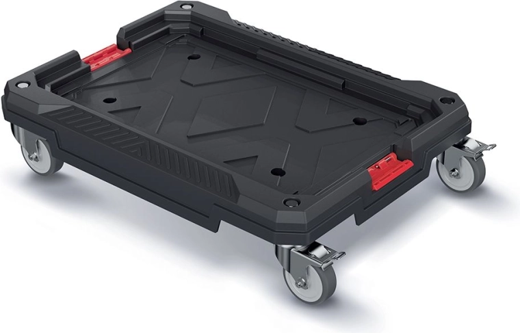 Plataforma con ruedas para cajas 440 × 585 × 145 mm – negra