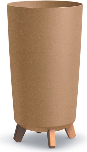 Macetero con patas Gracia Tubus Slim Eco Wood 24 cm naturo