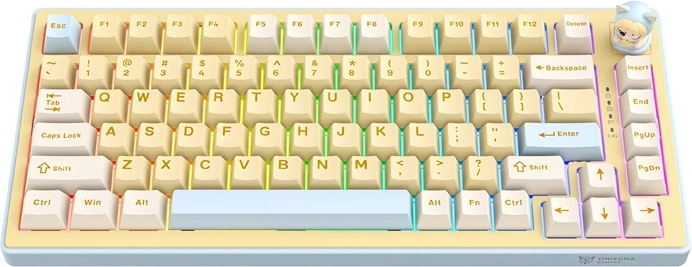 Teclado gaming Onikuma MT707 amarillo