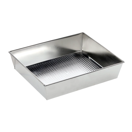 Molde rectangular texturizado para hornear 28 × 23,5 × 6 cm de chapa estañada