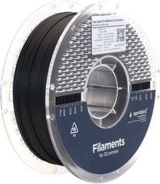 Filamento PLA High Speed 1,75 mm, 1 kg – negro