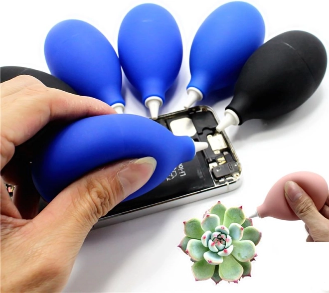 Pera sopladora antipolvo – air blower de silicona negro para cámaras y electrónica