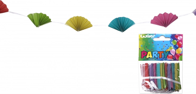 Guirnalda de papel colorida 2 metros