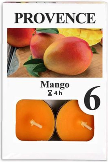 Velas de té Mango, 6 uds