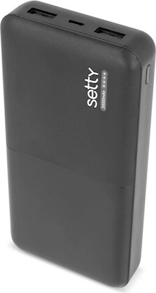 Powerbank Setty 20000 mAh negra