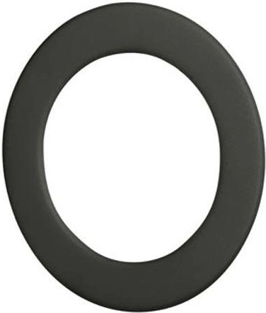 Rosetón para tubo de humo 120 mm negro