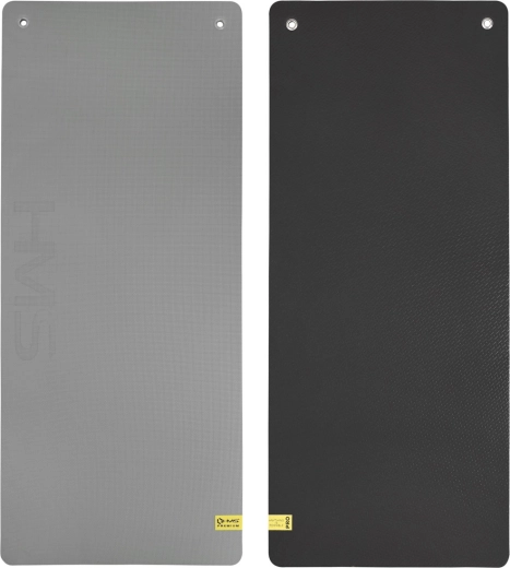 Esterilla fitness de estudio con ojales HMS Premium gris‑negra