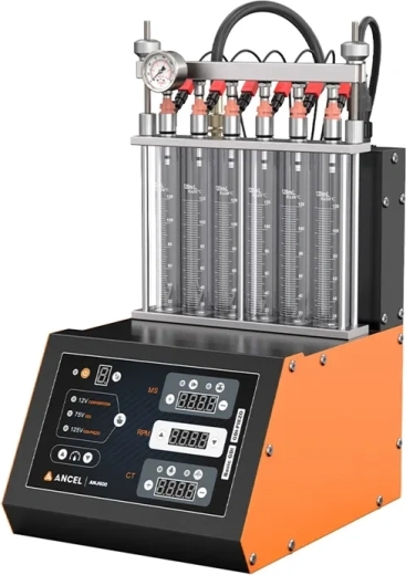 Limpiadora y probador de inyectores de combustible Ancel ANJ600 con ultrasonidos