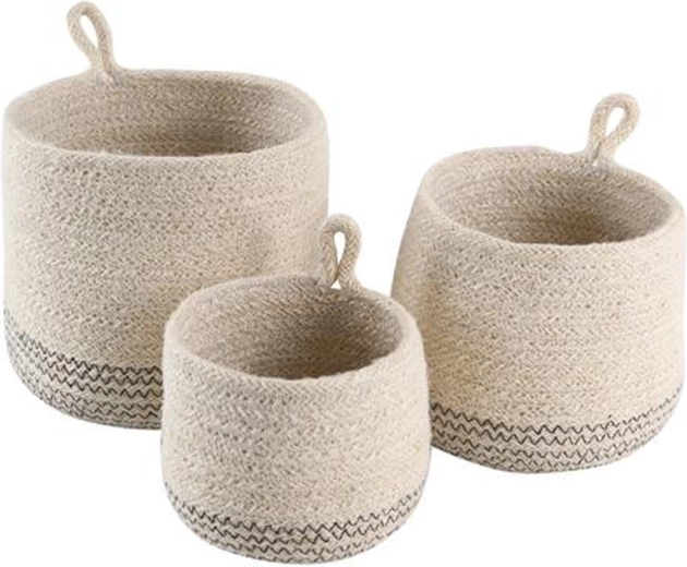 Cestillo colgante de hierba marina TORO, set de 3 uds