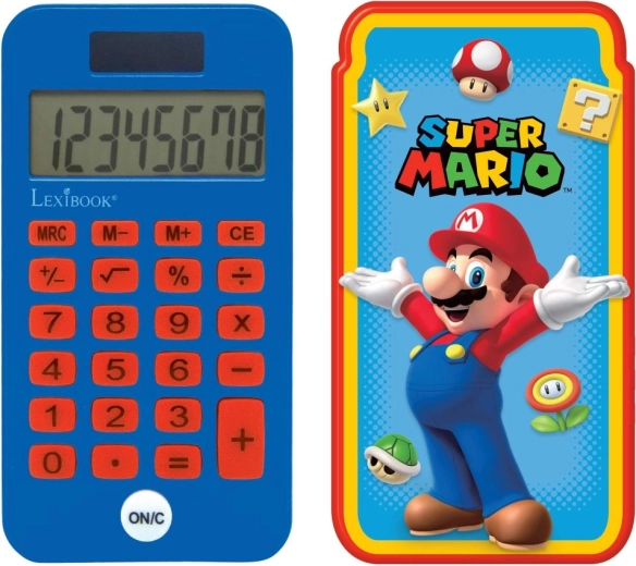 Calculadora de bolsillo con motivo de SUPER MARIO de Lexibook