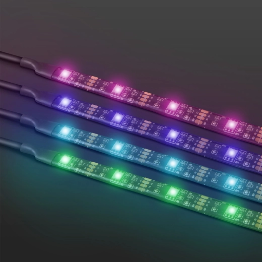 Tira LED RGB USB con mando a distancia para televisor