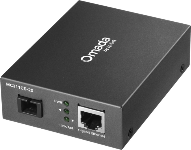 Convertidor de medios WDM gigabit TP-Link Omada MC211CS-20