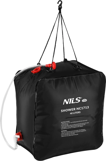 Ducha solar de camping NILS Camp 40 l