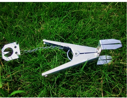 Trampa para topos de acero inoxidable 19 × 9,7 cm