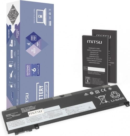 Batería MITSU para Lenovo ThinkPad T460s y T470s 2140 mAh (24 Wh)