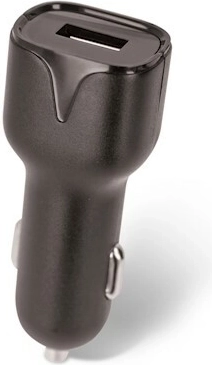 Setty cargador USB para coche 1 A con cable microUSB de 1 m, negro