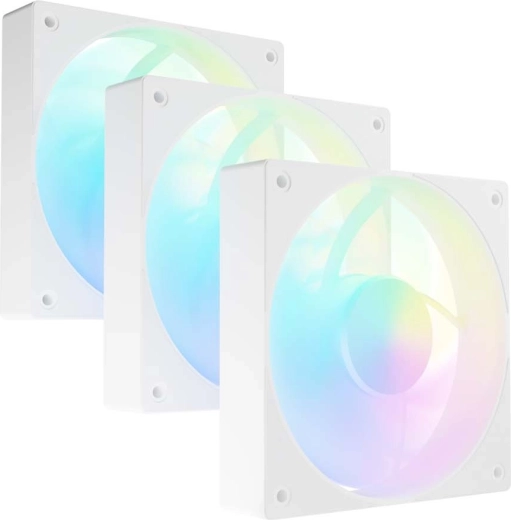Fury Sai S12 ARGB PWM blanca set de 3 ventiladores