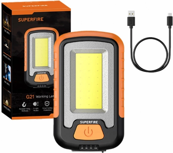 Linterna de taller Superfire G21 650 lm