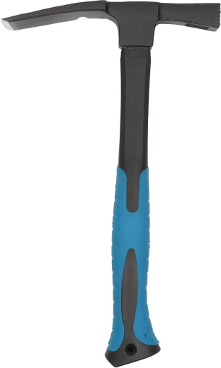 Martillo de albañil de 600 g con mango de fibra de vidrio
