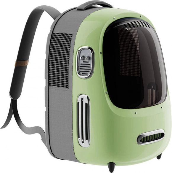Mochila de viaje para mascotas PETKIT Breezy 2 verde